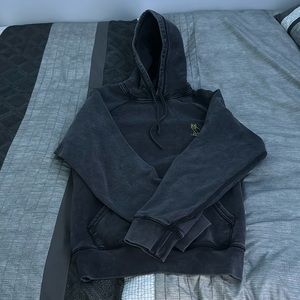 OVO Garment Dye Black Hoodie